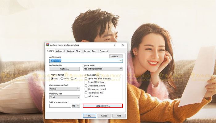 [ HƯỚNG DẪN ] Cách đặt mật khẩu cho file nén ZIP, RAR