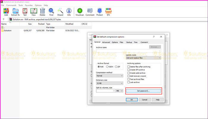 [ HƯỚNG DẪN ] Cách đặt mật khẩu cho file nén ZIP, RAR