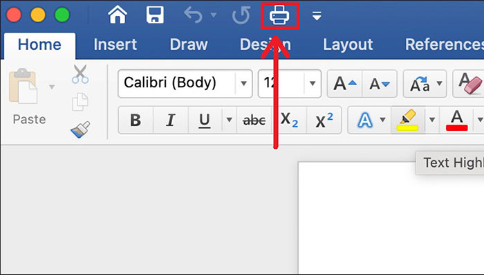 Cách in 2 mặt trong Word Macbook đơn giản
