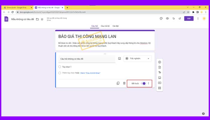 [ CHI TIẾT ] Cách tạo khảo sát trên Google Form