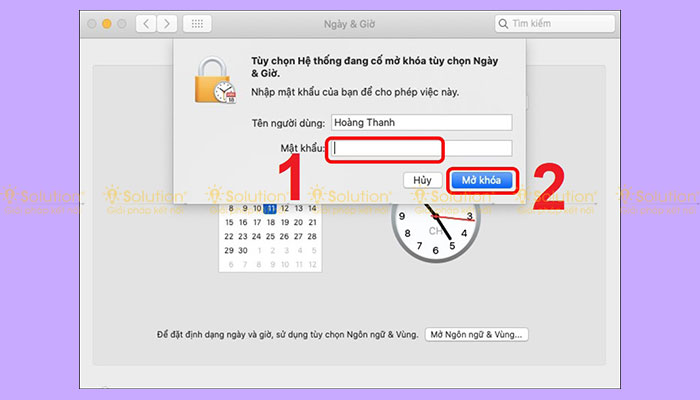 Hướng dẫn cài đặt ngày giờ trên Macbook