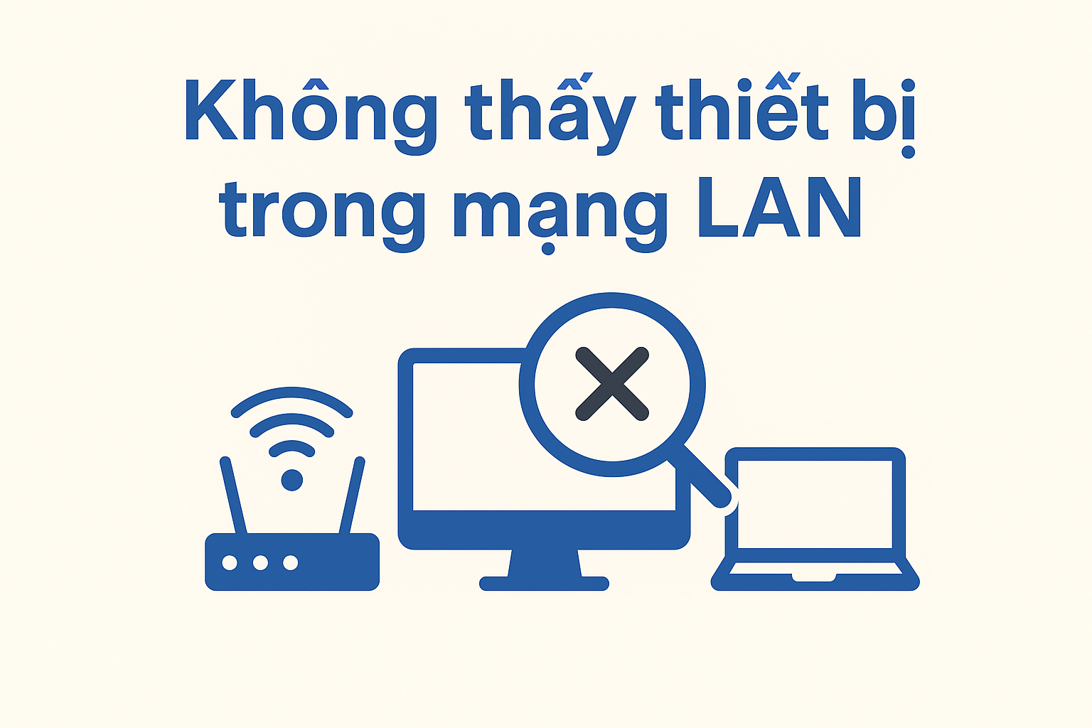 Máy tính không thấy thiết bị trong mạng LAN nội bộ