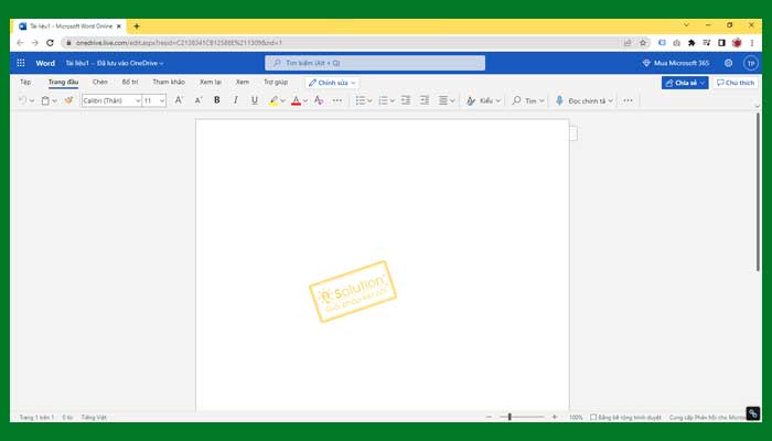 Cách sử dụng Microsoft Word online