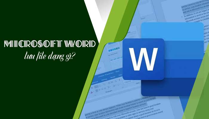 Microsoft Word cho phép lưu file dạng gì?