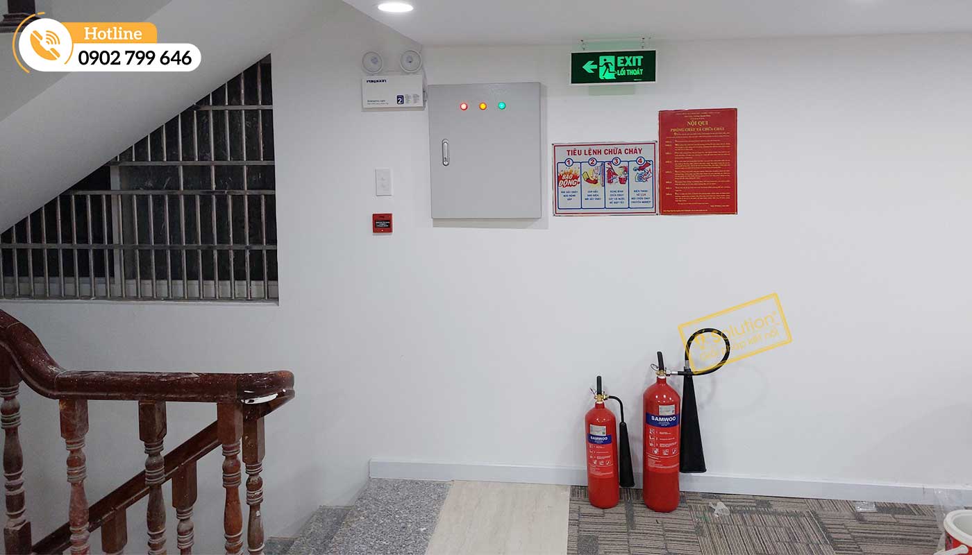 Thi công hệ thống báo cháy vá báo động tại Châu Đốc