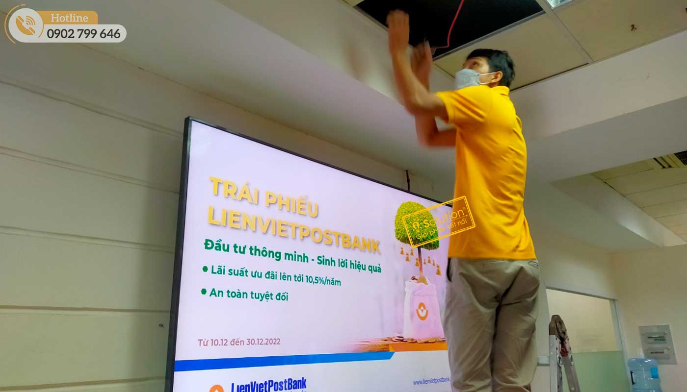 Thi công mạng LAN cho LienVietPostBank